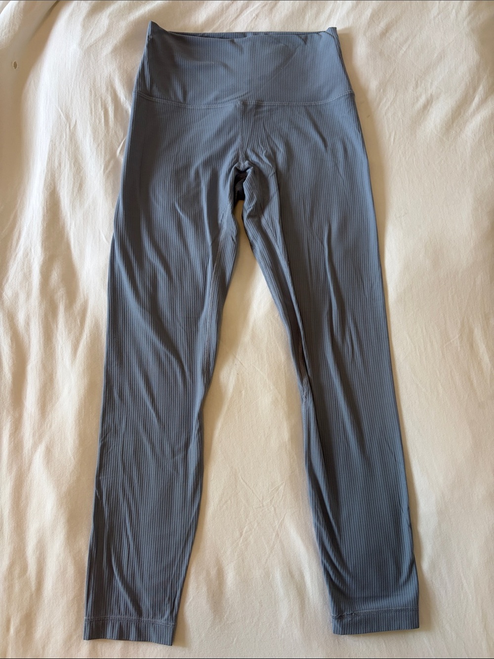 Lululemon Ribbed Leggings blue leggings